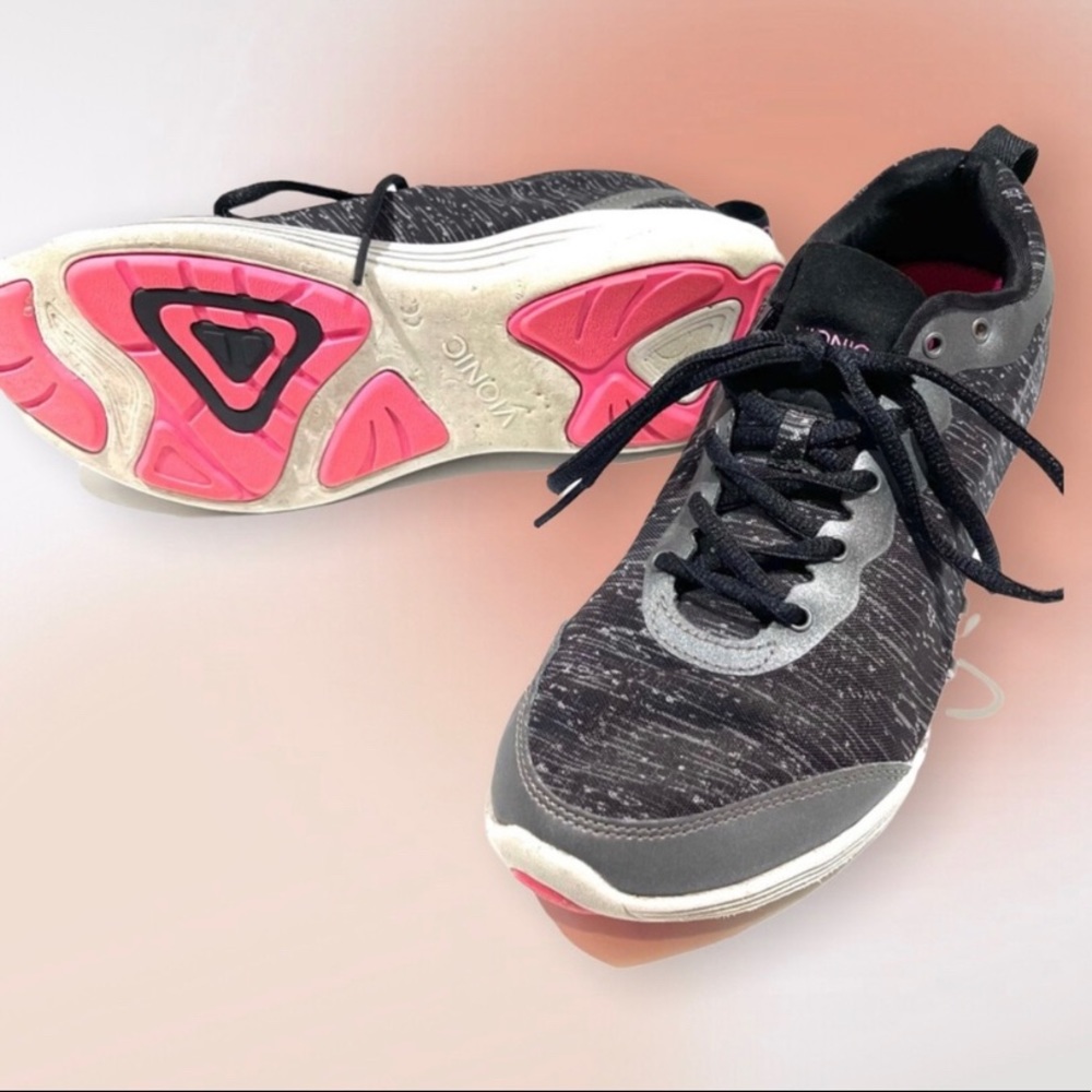 Vionic Agile Flyn Gray Athletic Sneakers Size 8.5